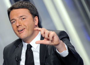 ROMA - TRASMISSIONE TELEVISIVA 'PORTA A PORTA' -  OSPITE MATTEO RENZI