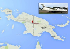 Indonesia: aereo scomparso, su zona maltempo e nebbia  Contatti persi con Atr42 pochi minuti prima dell'atterraggio  >  (ANSA-AP) - GIAKARTA, 16 AGO - L'ATR42-300 della Trigana airlines scomparso oggi ha incontrato nell'ultima parte del volo una zona di forte maltempo con pioggia, vento e fitta nebbia nei pressi di Oksibil, la sua destinazione. Il contatto è stato persoLo hanno detto i servizi di soccorso indonesiano. La regione montuosa nei pressi della città, al confine con Papua Nuova Guinea, è coperta da una fitta giungla. (ANSA-AP)  NS/