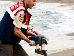 Aylan, Il bambino di 3 anni, che stava fuggendo con la famiglia da Kobane.