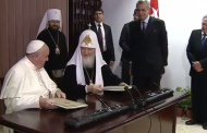 Papa Francesco e il Patriarca ortodosso a Cuba: 