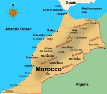 cartina marocco