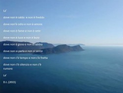 poesia La' dedicata a massimiliano