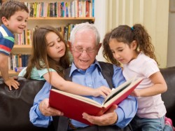 story time with grandpa