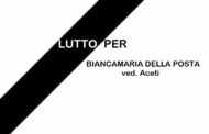 Lutto in famiglia Fordellone-Aceti per la scomparsa di Bianca Maria Della Posta