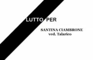 Lutto nella famiglia Scalise per la scomparsa di Santina Ciambrone ved. Talarico