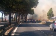 Roma, ancora incendi. E' allarme nube tossica