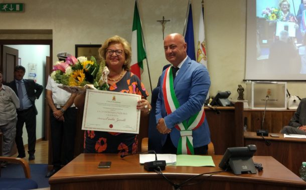 La cittadinanza onoraria di Frosinone conferita al Prefetto Emilia Zarrilli