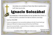 Luto en Puente Viejo por la desaparición de don Ignacio Solozàbal